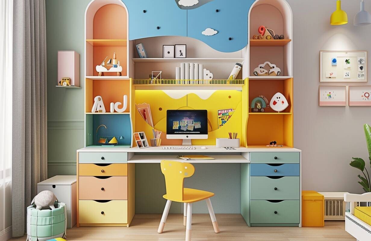 Poradnik: Jak wybrać trwałe biurka dla dzieci z funkcją przechowywania?