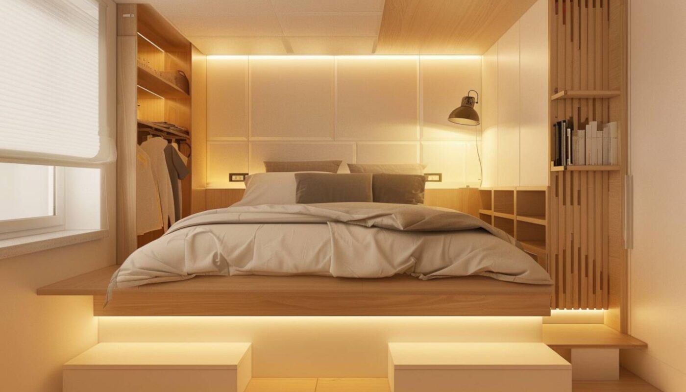 Jak zaplanować przestrzeń w małej sypialni za pomocą odpowiednich mebli?
