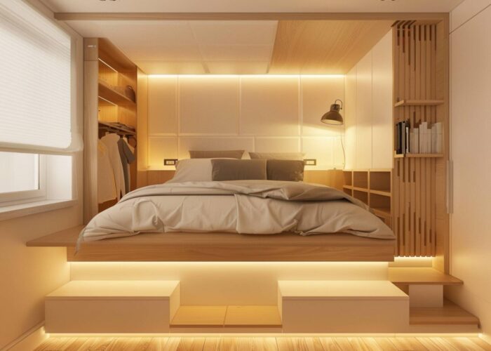 Jak zaplanować przestrzeń w małej sypialni za pomocą odpowiednich mebli?