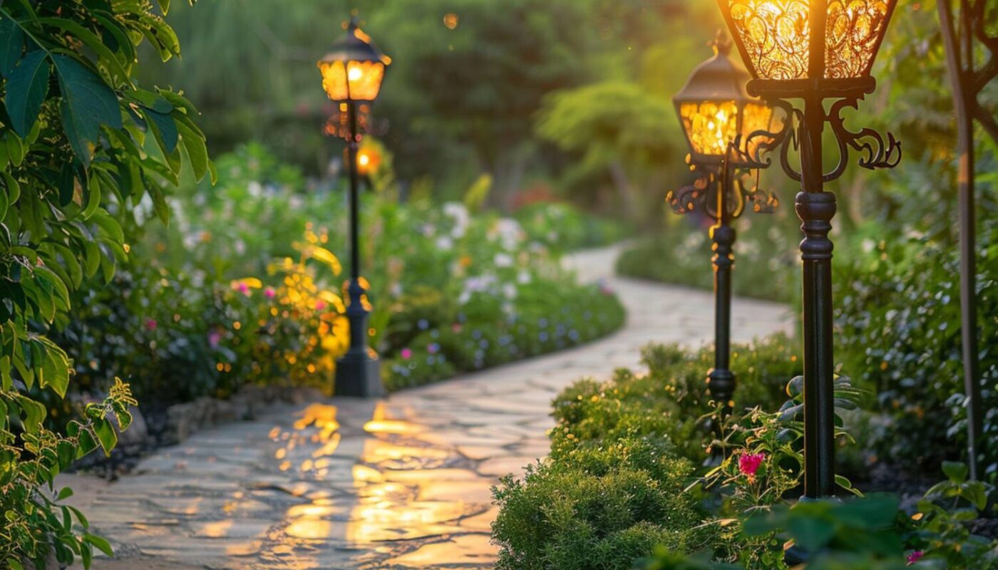 Jakie lampy ogrodowe najlepiej podkreślą elegancję ścieżek w ogrodach klasycznych?