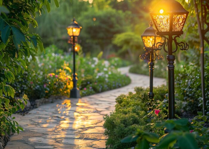 Jakie lampy ogrodowe najlepiej podkreślą elegancję ścieżek w ogrodach klasycznych?