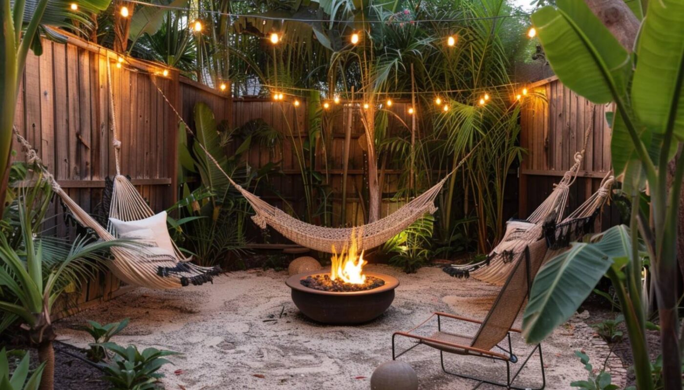 Jak zaaranżować ogród w stylu tropikalnym z lampami LED w kształcie liści?