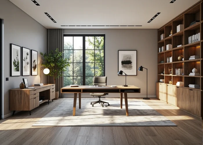 Poradnik: Jak urządzić biuro w domu z elementami modern classic?