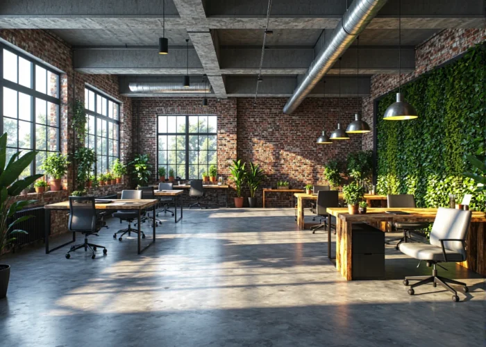 10 inspiracji na przestrzenie coworkingowe w stylu eko-industrialnym