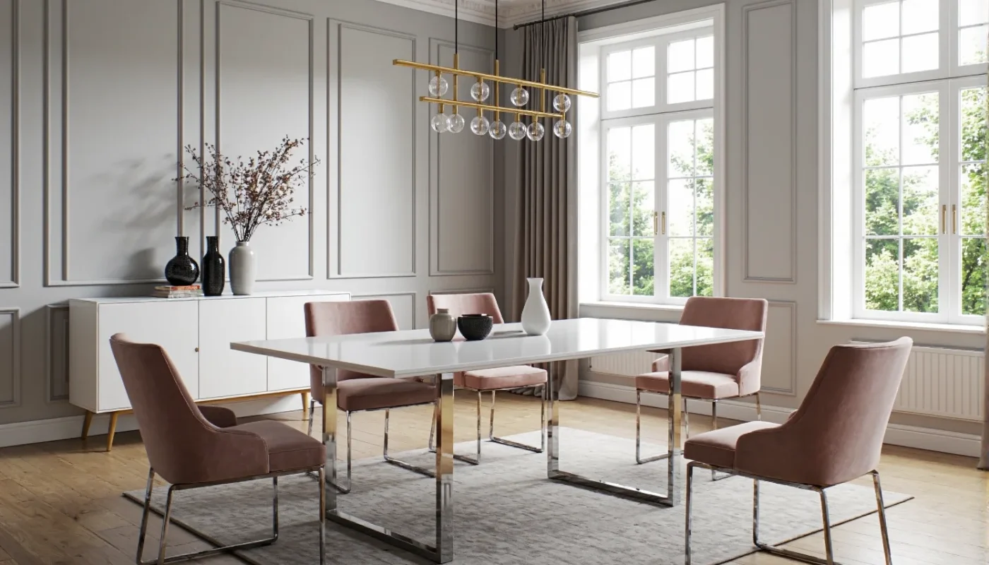 Jakie są najnowsze trendy w projektowaniu stołów w stylu glamour?