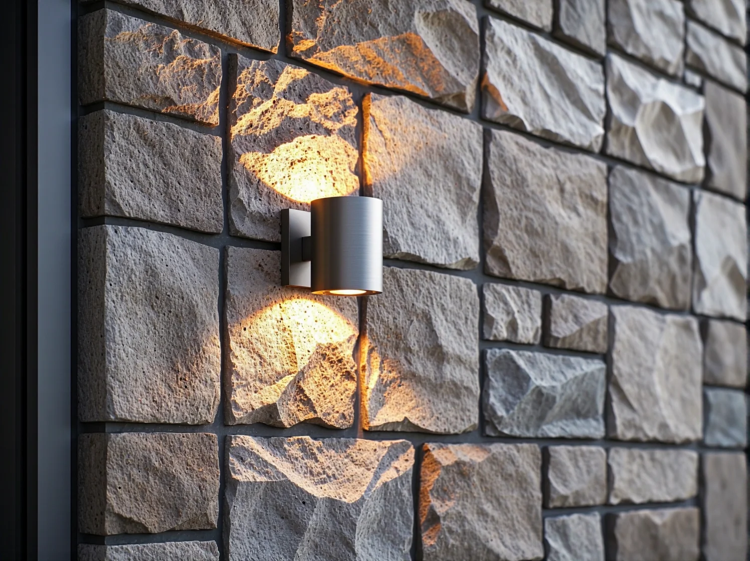 Inteligentne oświetlenie ogrodu sterowane za pomocą aplikacji na smartfonie. Trend na 2025 w technologii smart home.