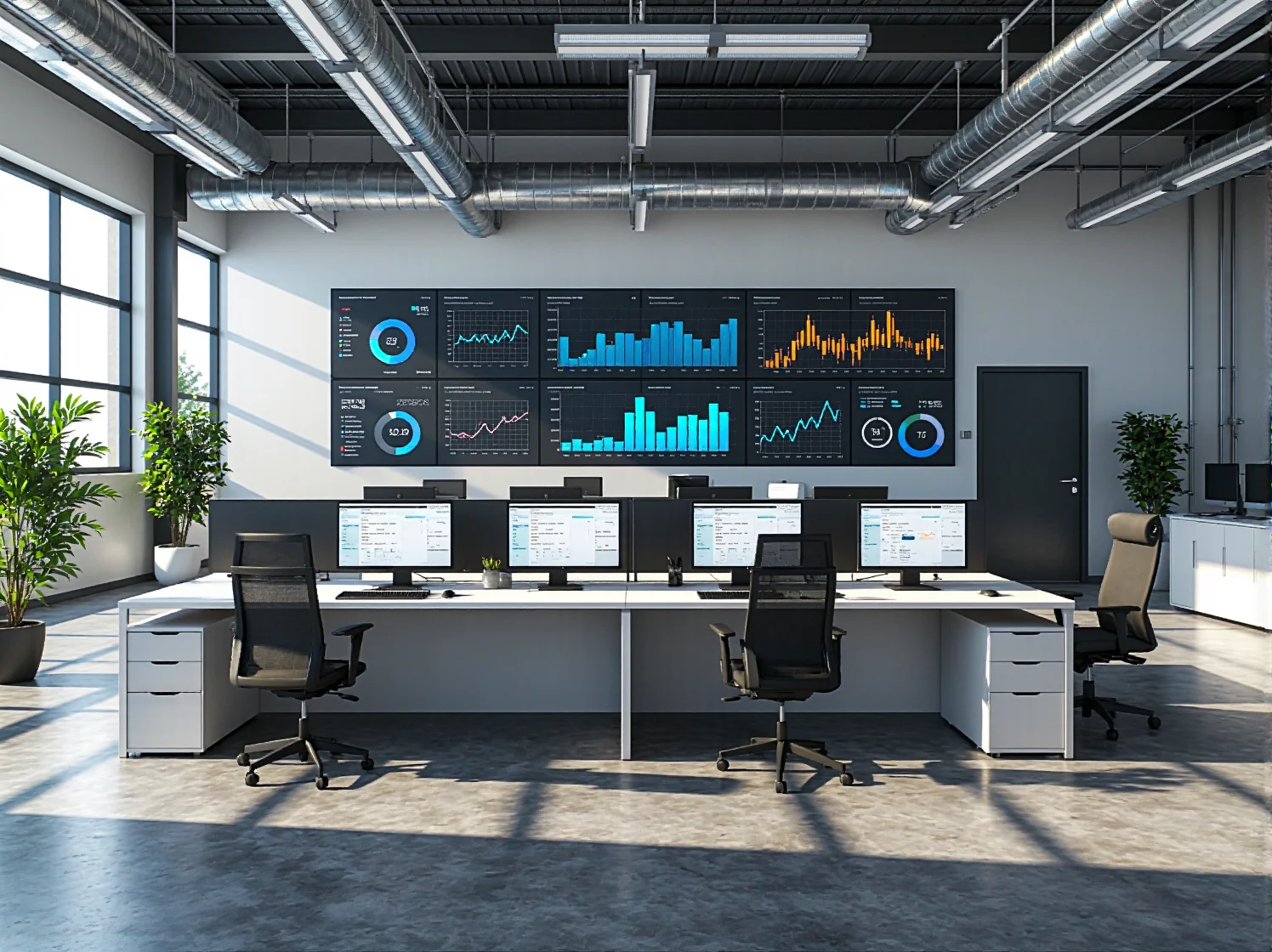 System czujników IoT (Internet Rzeczy) monitorujący maszyny i wspierający oszczędzanie zasobów w przemyśle.