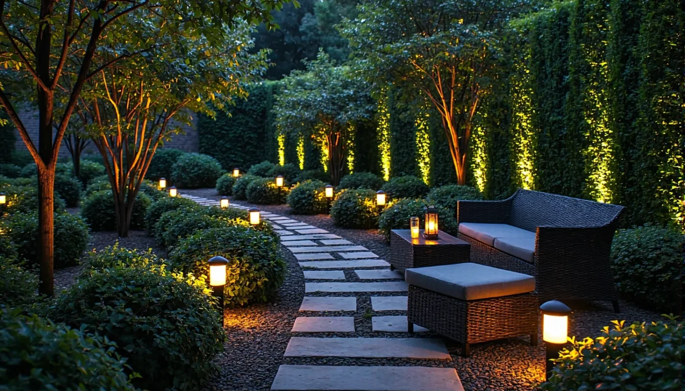 Jakie lampy solarne wybrać do ogrodu z dużą ilością krzewów?