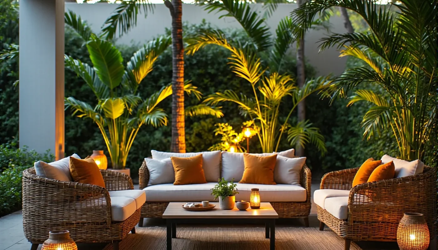 Jakie lampy ogrodowe najlepiej sprawdzą się w strefach wypoczynkowych w stylu tropikalnym?