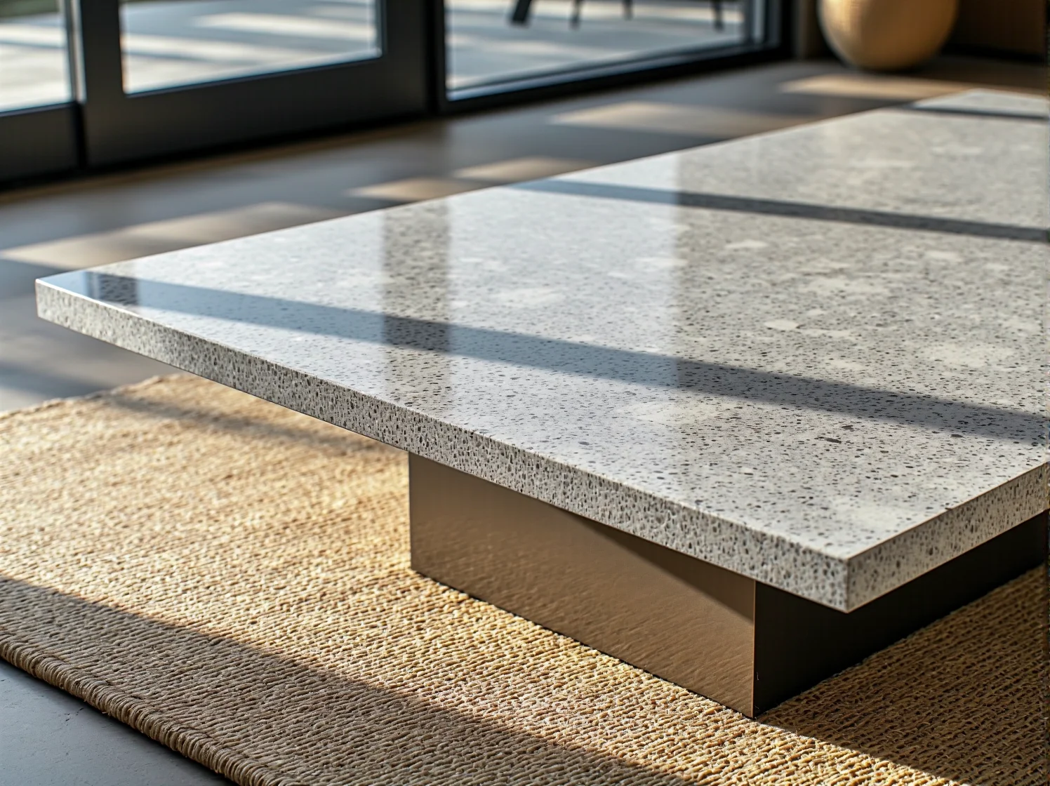 Zestaw mebli ogrodowych z materiałów z recyklingu, idealny do zrównoważonego ogrodu.