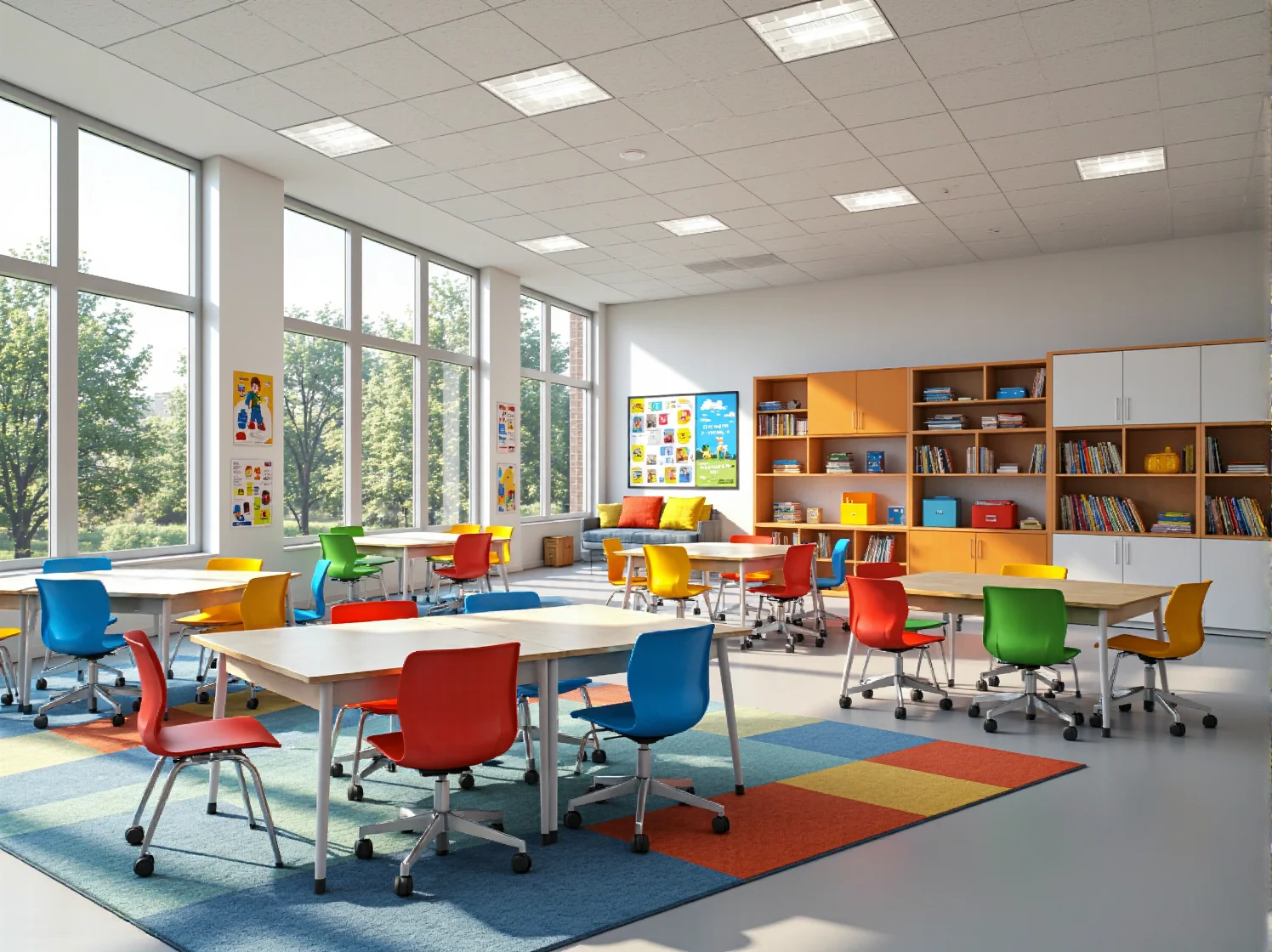 Jakie meble najlepiej nadają się do przestrzeni edukacyjnych?