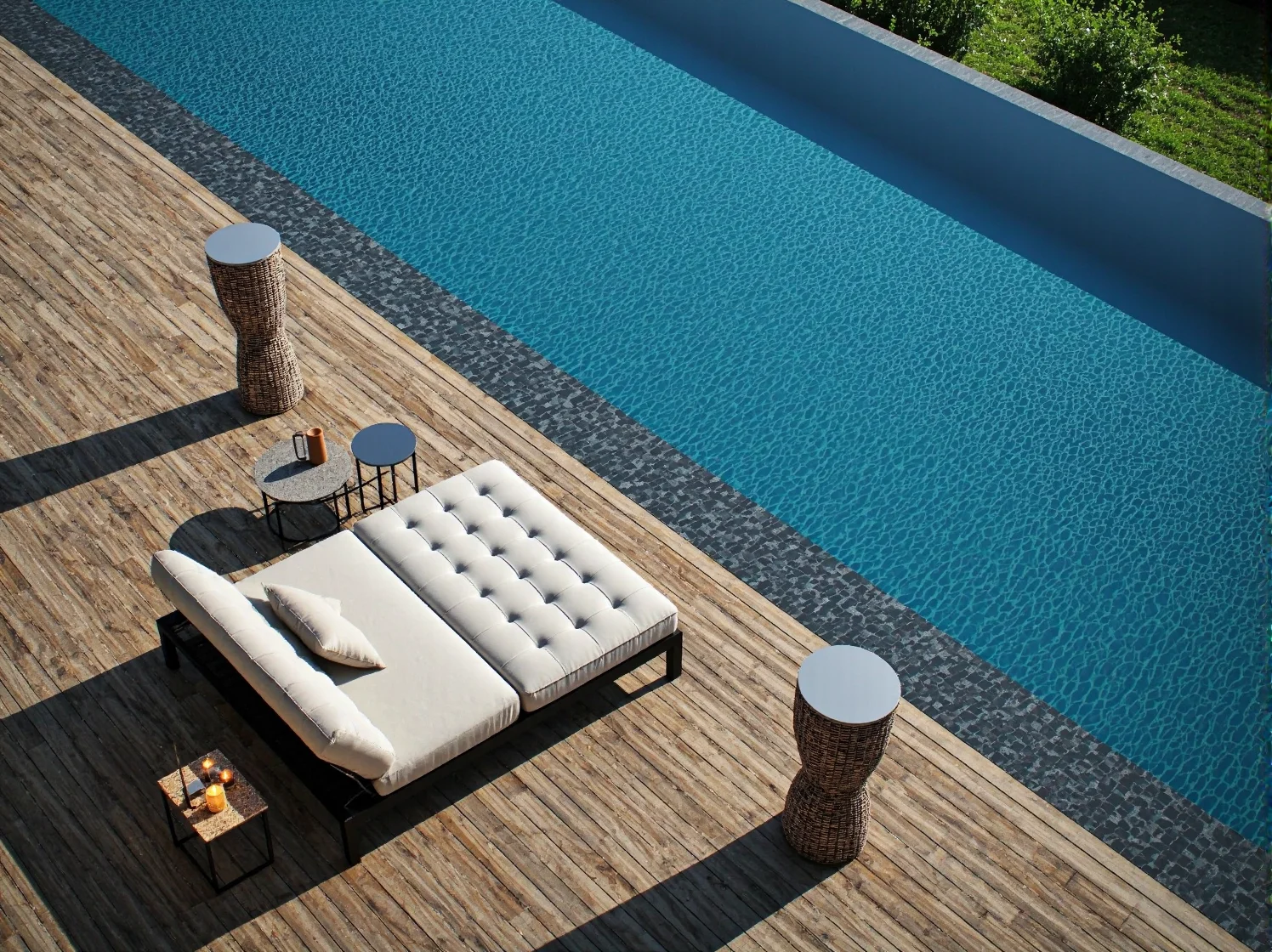 Nowoczesny leżak ogrodowy glamour z regulowanym oparciem. Stylowy i funkcjonalny mebel do Twojego ogrodu.