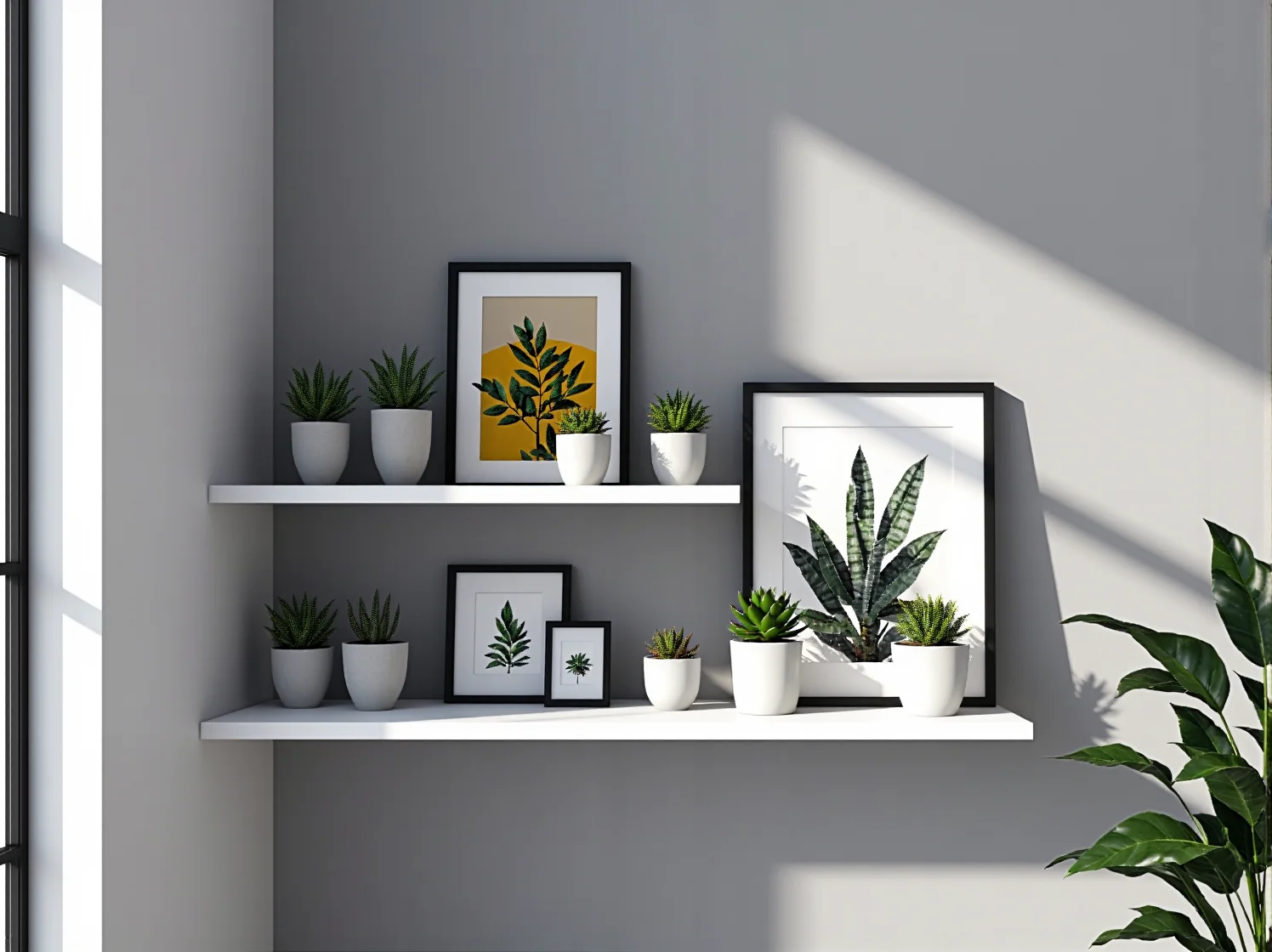 Nowoczesny biały regał narożny w salonie – ranking najlepszych modeli 2025.