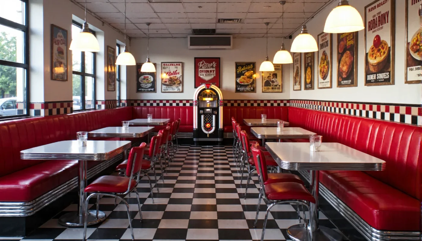 Jakie stoły najlepiej nadają się do przestrzeni gastronomicznych w stylu retro?