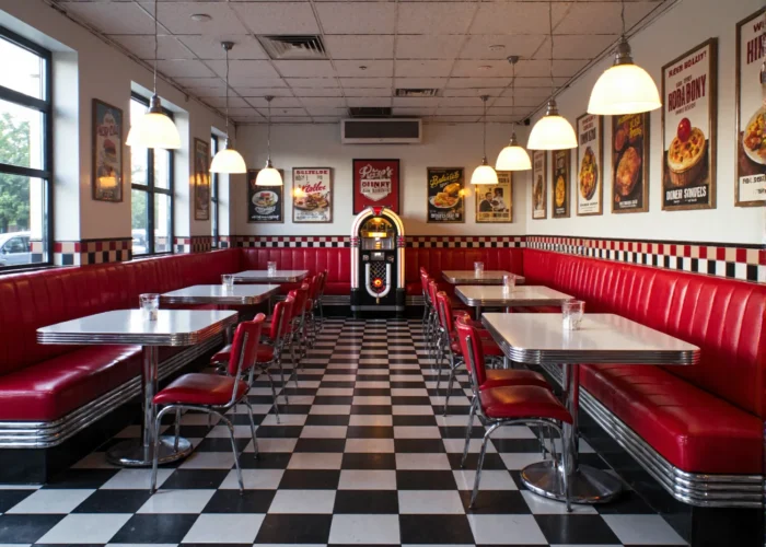 Jakie stoły najlepiej nadają się do przestrzeni gastronomicznych w stylu retro?