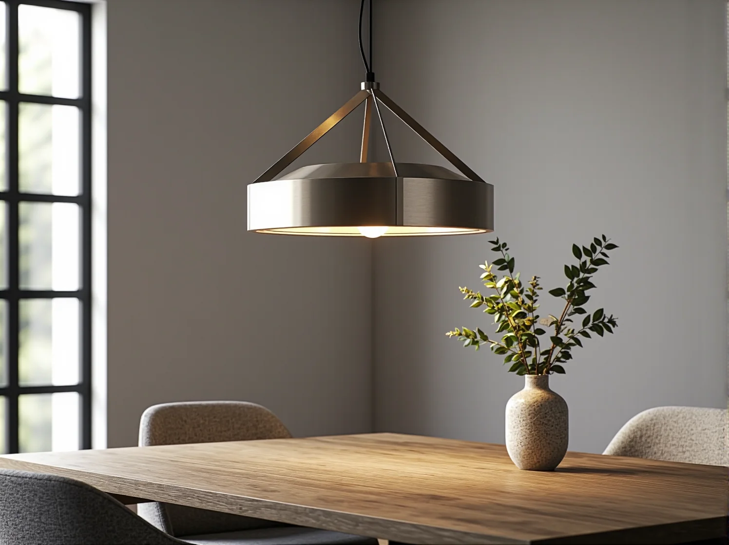 Designerskie szklane lampy wiszące w jadalni, nowoczesne trendy oświetleniowe.