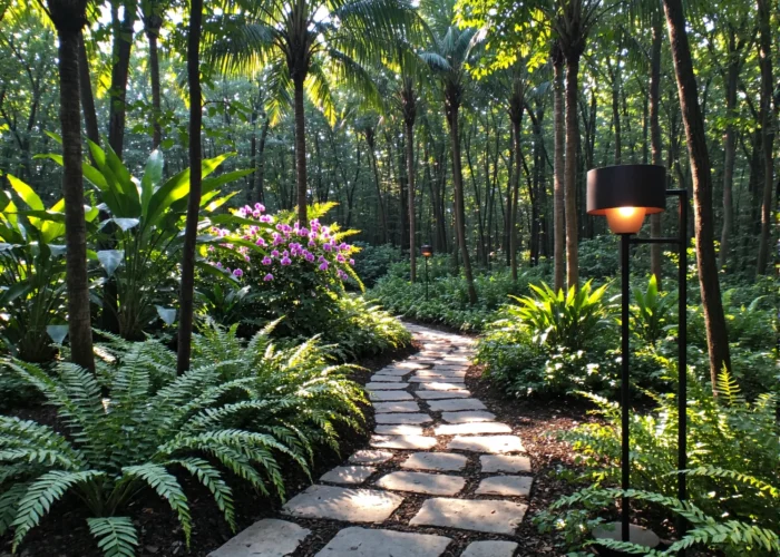 Tropikalny raj w Twoim ogrodzie: Jak zaaranżować egzotyczną przestrzeń z eleganckimi lampami stojącymi?